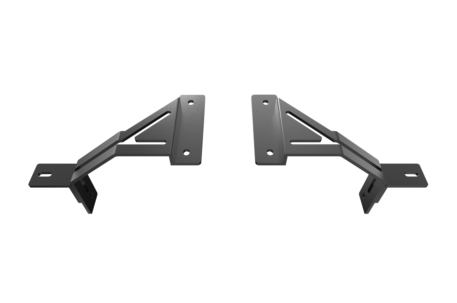 Cowl Mounted Aluminum Alloy Light Bracket Pair for JL/JT