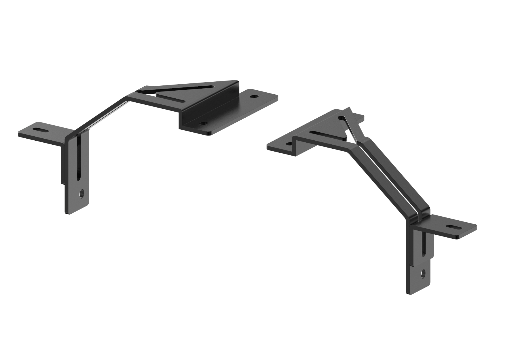 Cowl Mounted Aluminum Alloy Light Bracket Pair for JL/JT