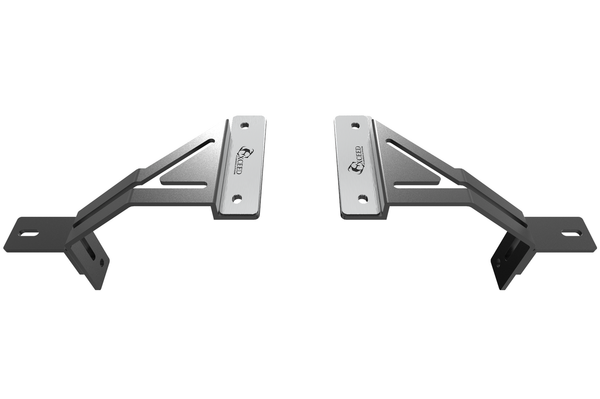 Cowl Mounted Aluminum Alloy Light Bracket Pair for JL/JTCowl