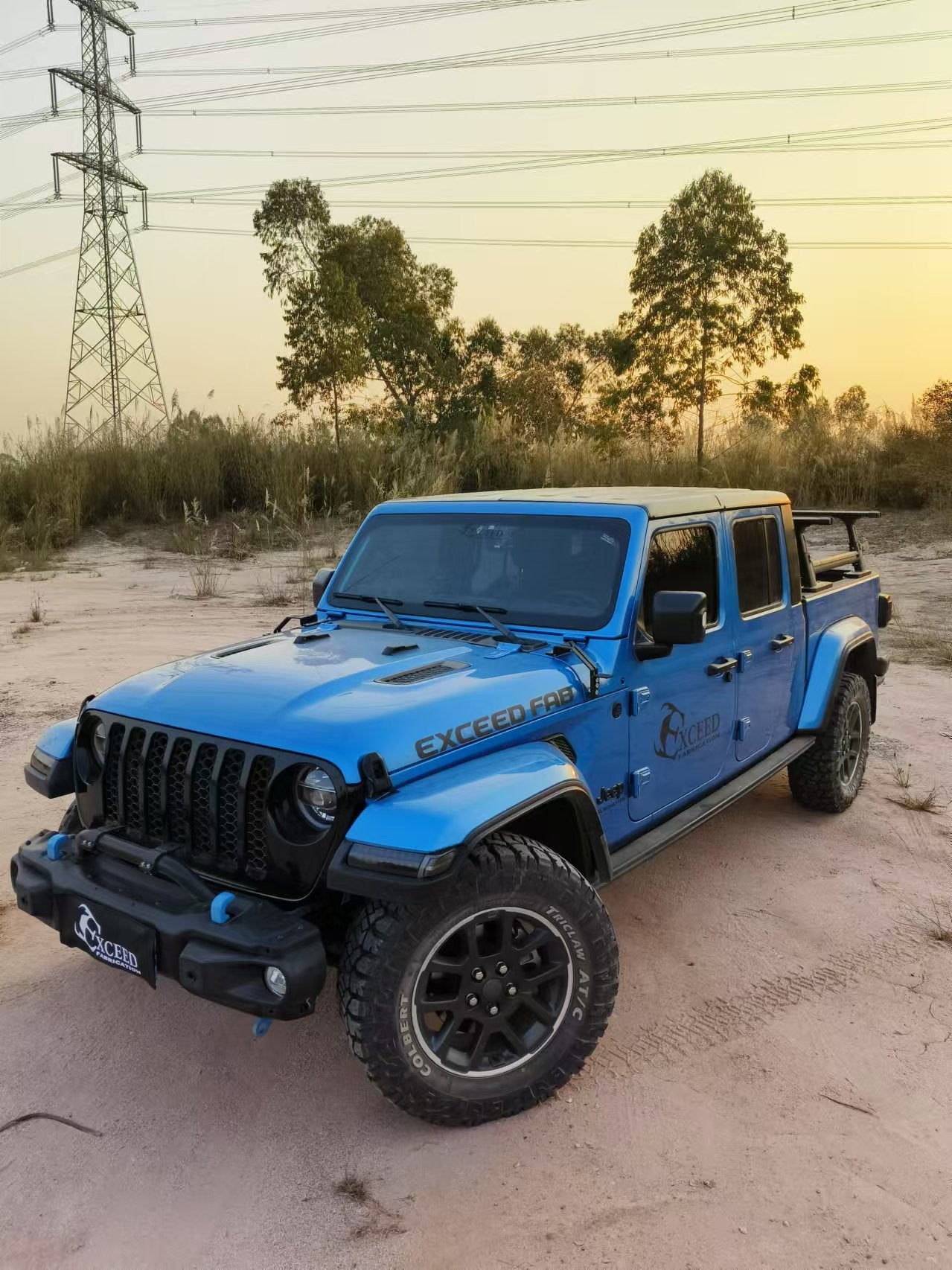 Cowl Mounted Aluminum Alloy Light Bracket Pair for JL/JT