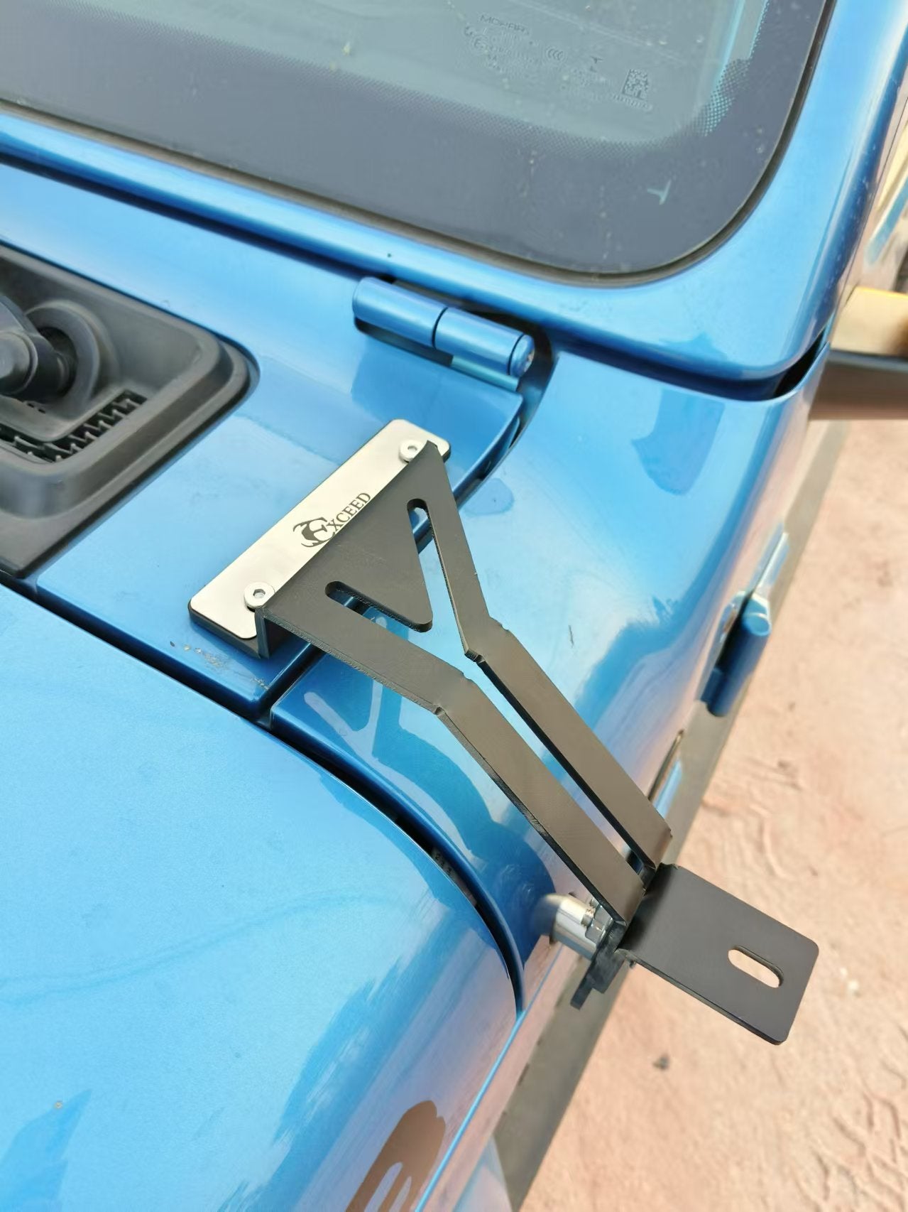 Cowl Mounted Aluminum Alloy Light Bracket Pair for JL/JT
