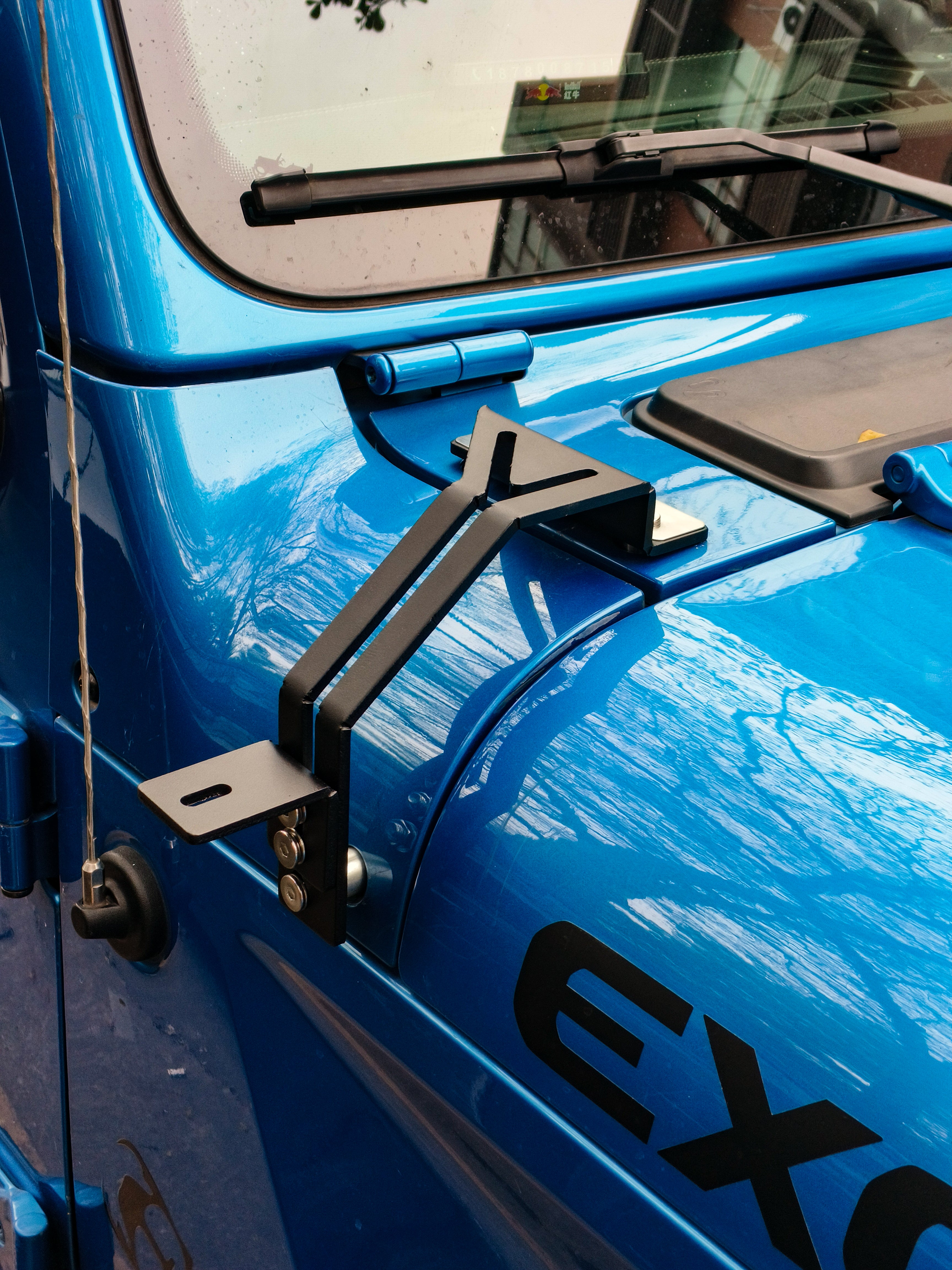 Cowl Mounted Aluminum Alloy Light Bracket Pair for JL/JT