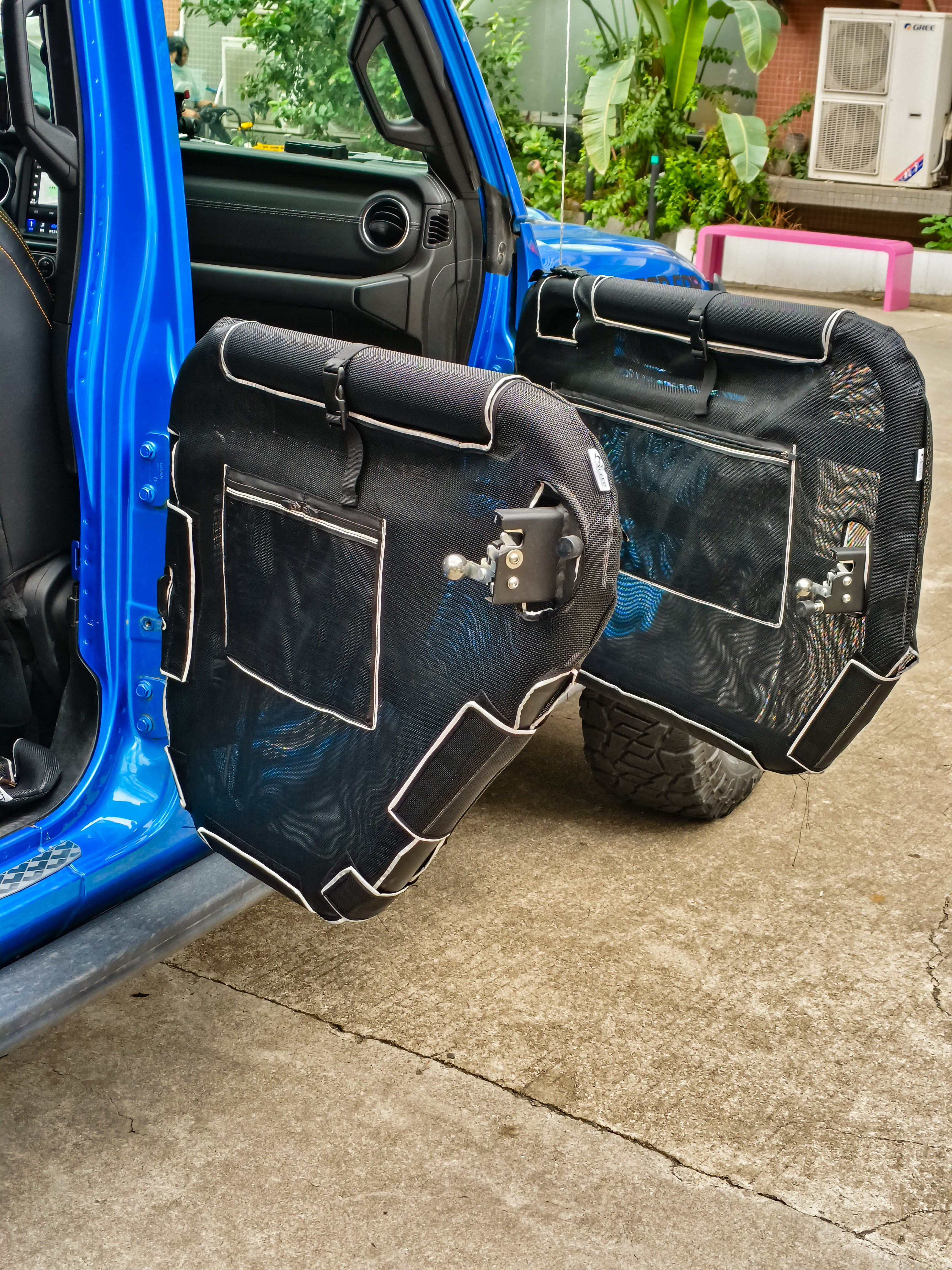 Tube door mesh cover for SD1 JL/JT front&rear
