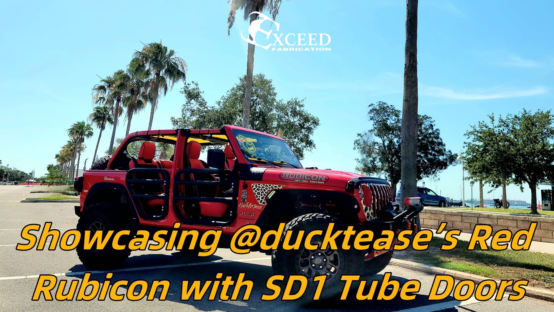 Showcasing @ducktease’s Red Rubicon with SD1 Tube Doors