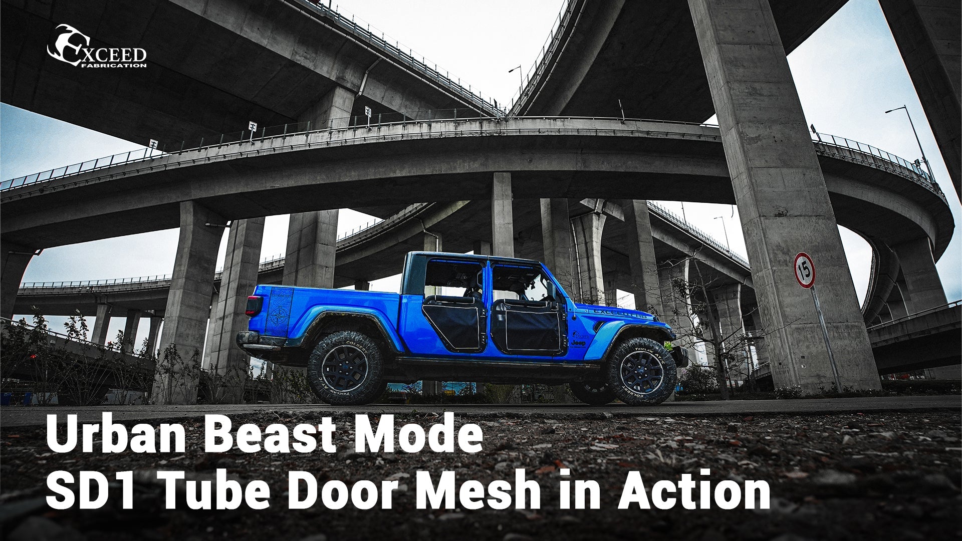 Urban Beast Mode: SD1 Tube Door Mesh in Action