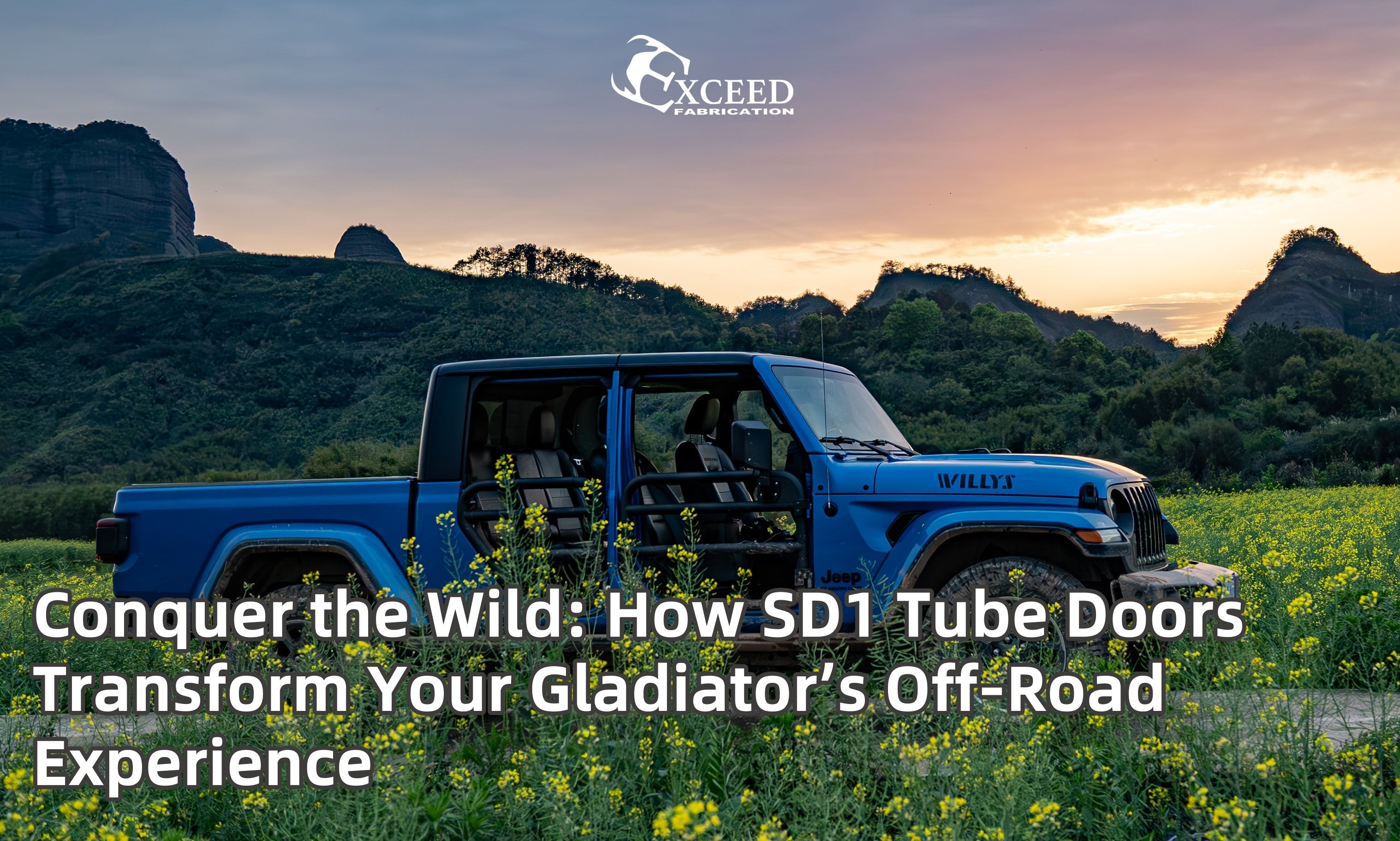 Conquer the Wild: How SD1 Tube Doors Transform Your Gladiator’s Off-Road Experience