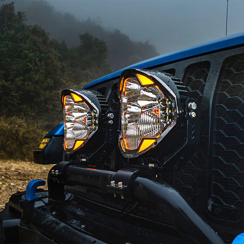 SUPAREE HELM 7'' LED Pod Light 13000LM Dual Beam with Amber DRL, IP68/69K Waterproof Offroad Lights[PRE ORDER]