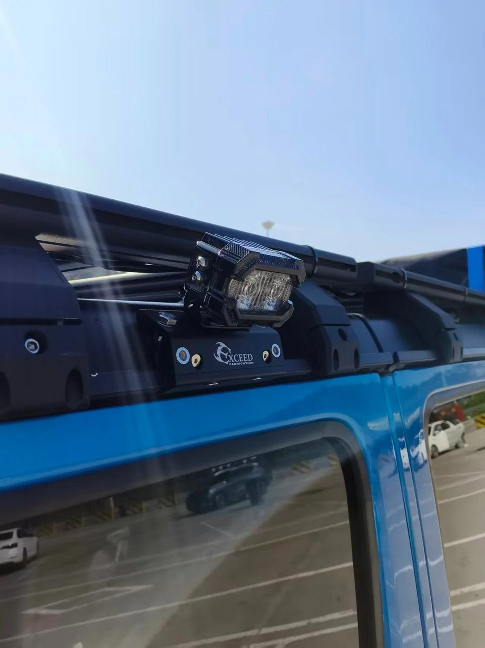 Exceedfab Rain Gutter Pod Light Bracket for JL/JT