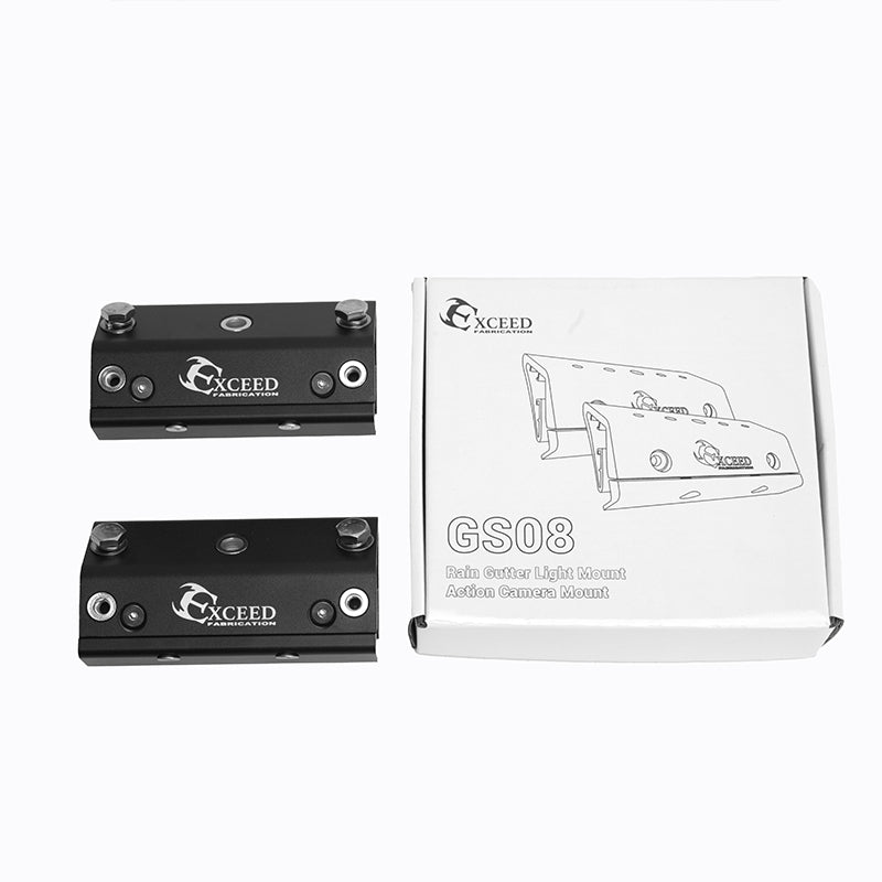 Exceedfab Rain Gutter Pod Light Bracket(Pair) for JL/JT