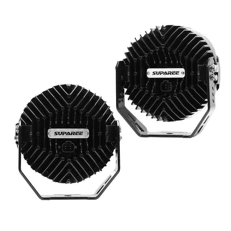 SUPAREE HELM 7'' LED Pod Light 13000LM Dual Beam with Amber DRL, IP68/