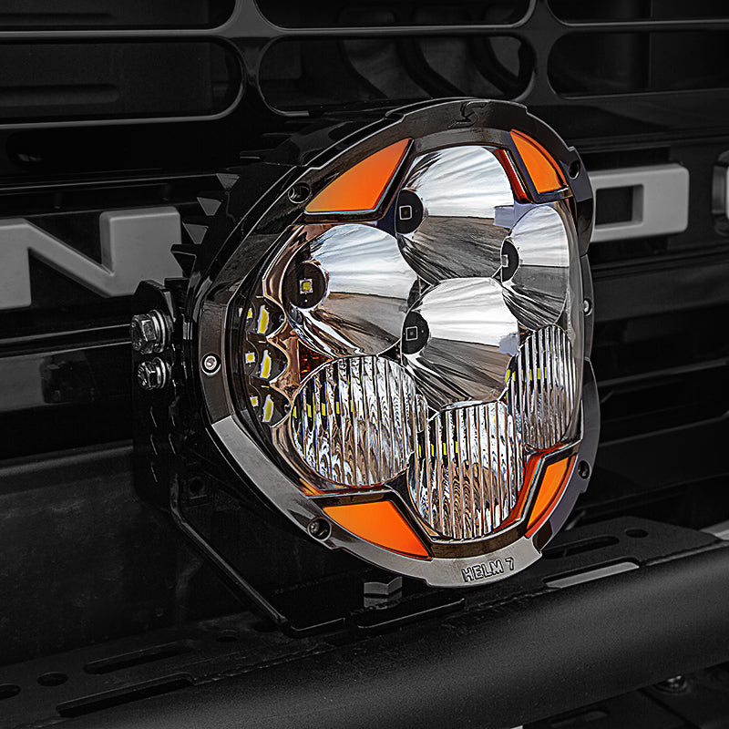 SUPAREE HELM 7'' LED Pod Light 13000LM Dual Beam with Amber DRL, IP68/69K Waterproof Offroad Lights[PRE ORDER]