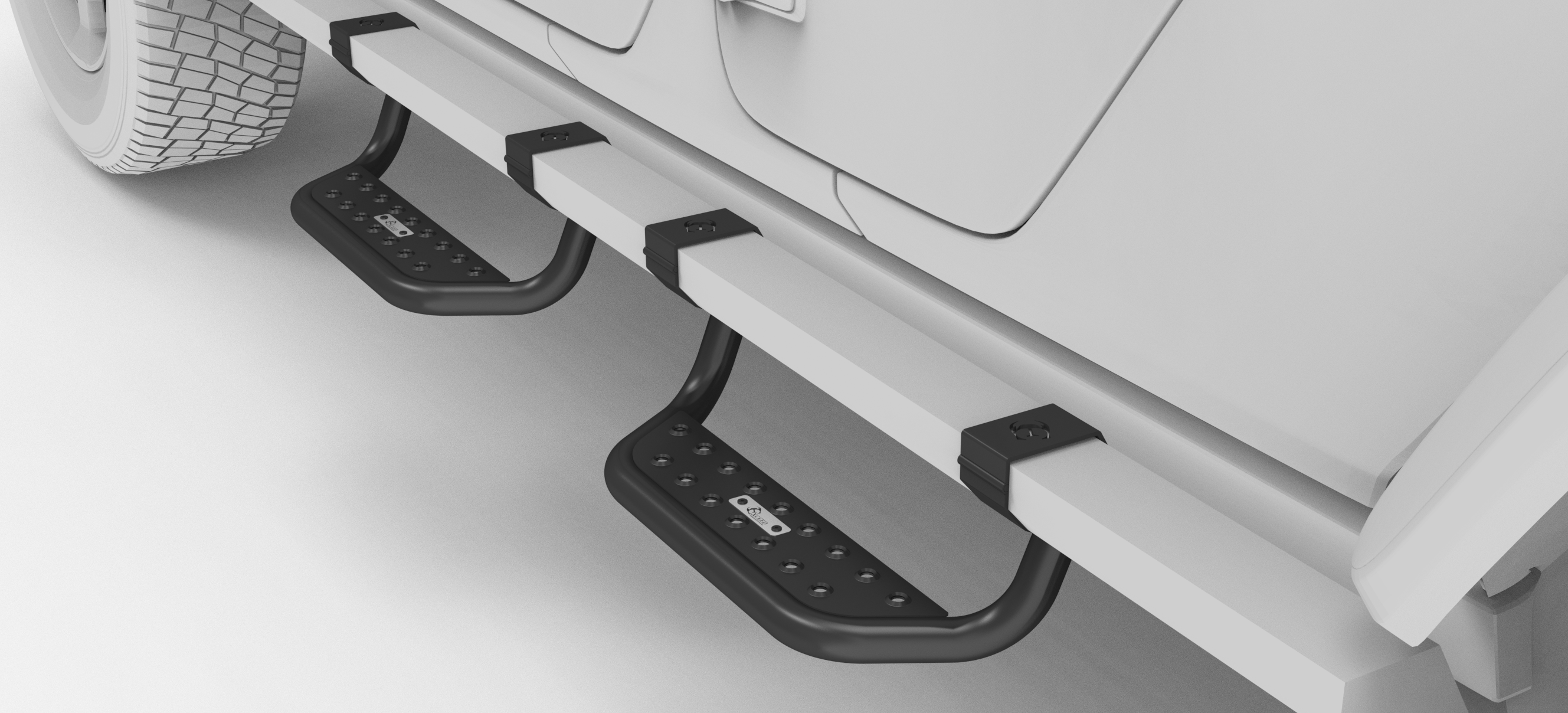 Removable Side Step for Gladiator for Jeep JT/A Pair