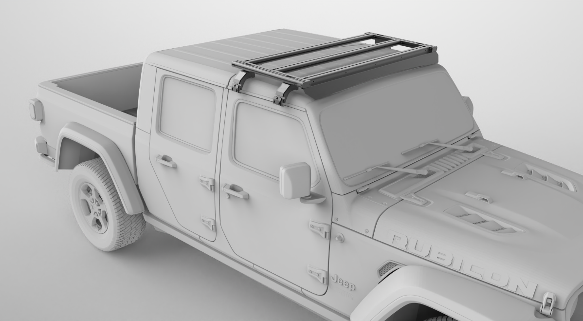 Extruded Aluminum Luggage Rack