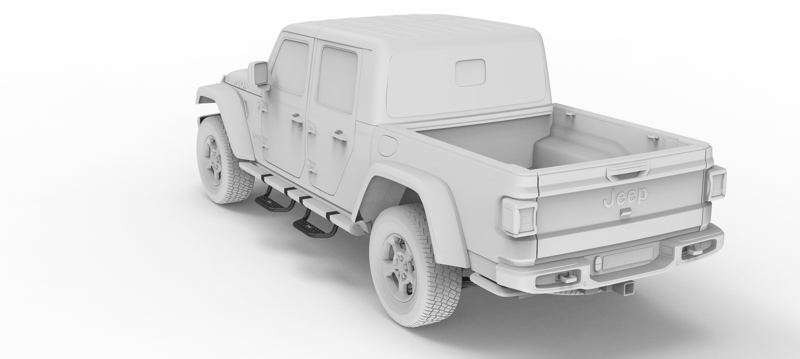Removable Side Step for Gladiator for Jeep JT/A Pair