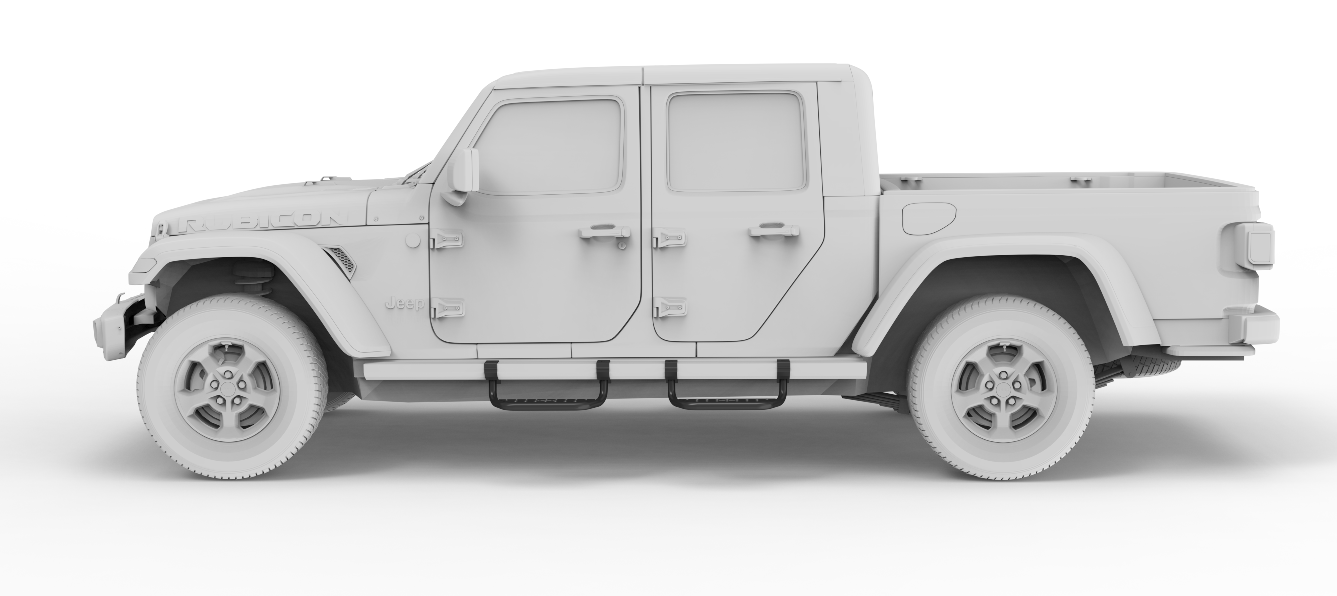 Removable Side Step for Gladiator for Jeep JT/A Pair